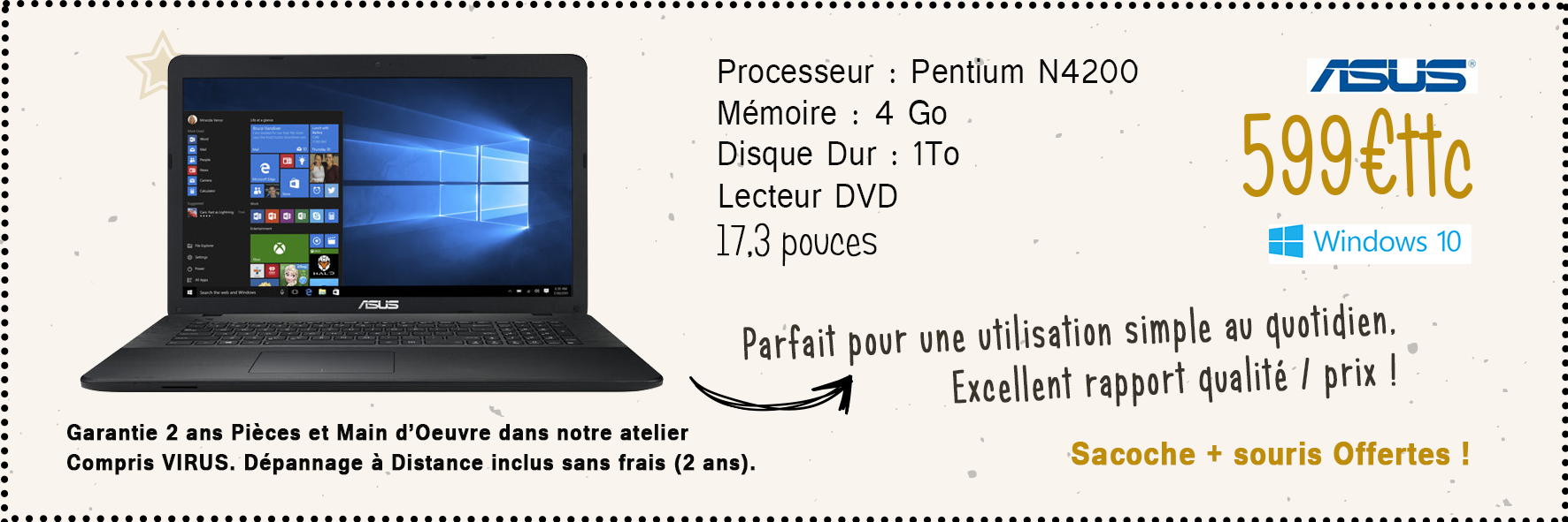 17.3pouces